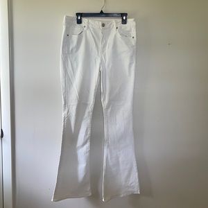 American eagle size 14L high rise slim flare jeans